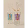 Hand-painted shot glass 